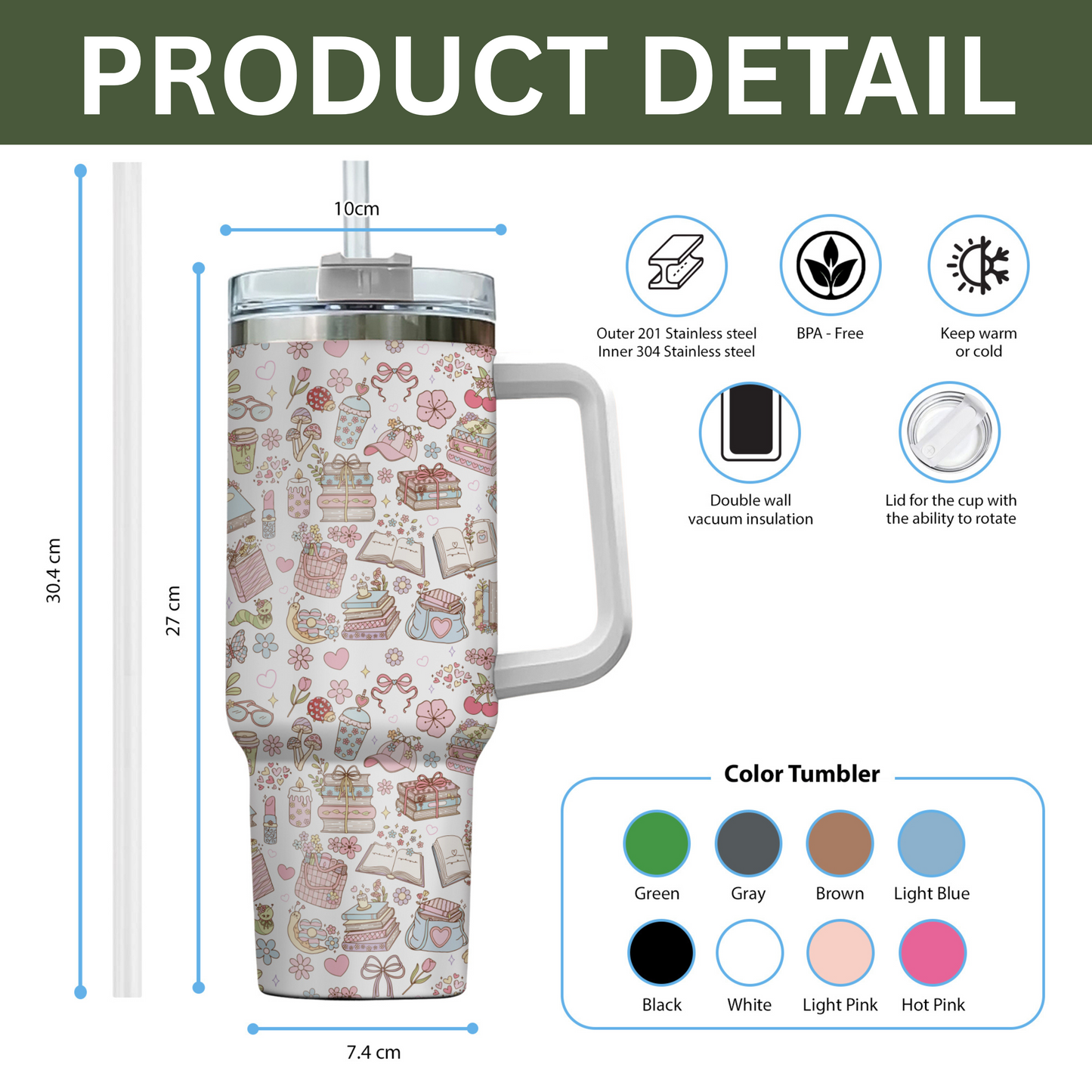 Sweet Bookish Life Tumbler