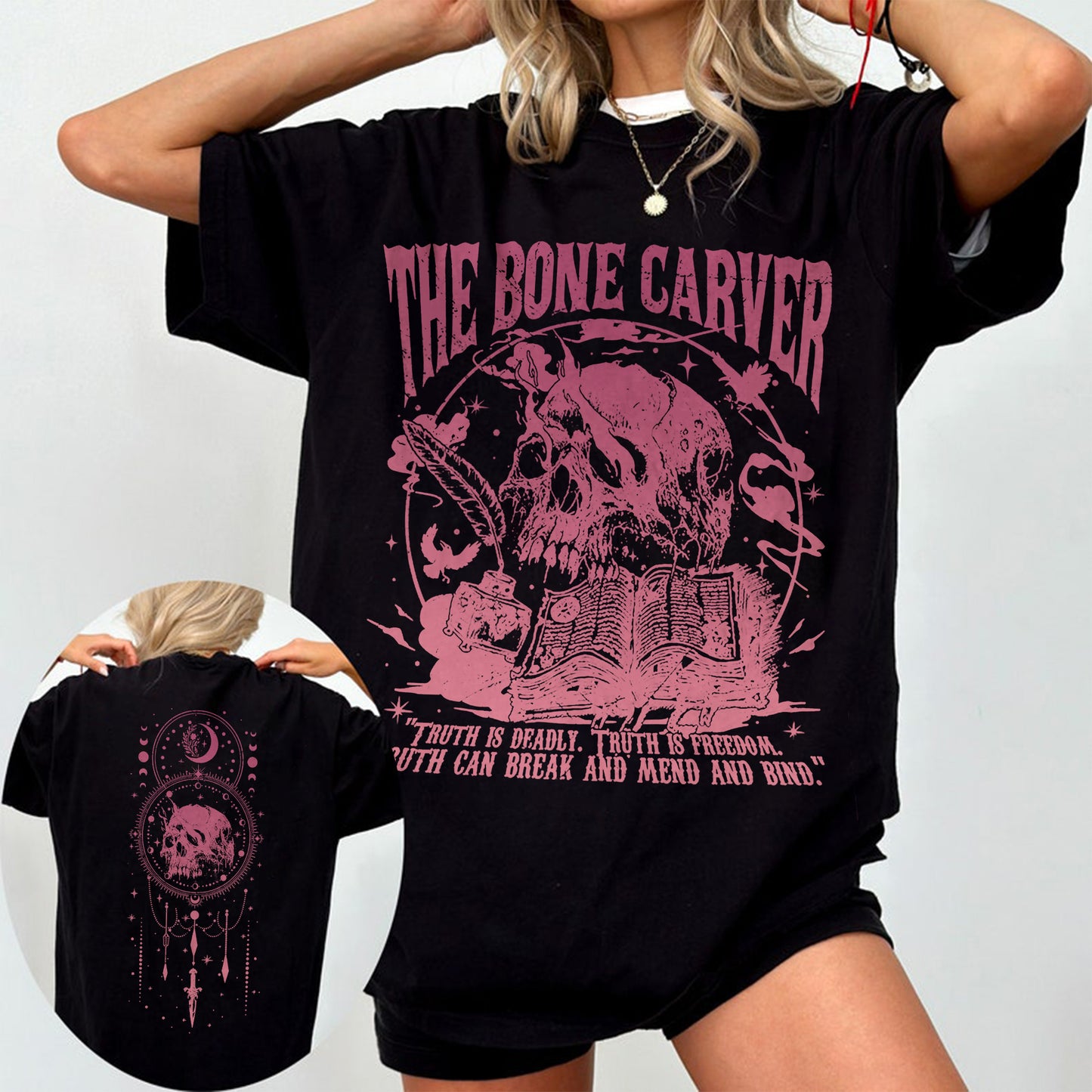 The Bone Carver Comfort Colors T-Shirt – ACOTAR Dark Truth Edition