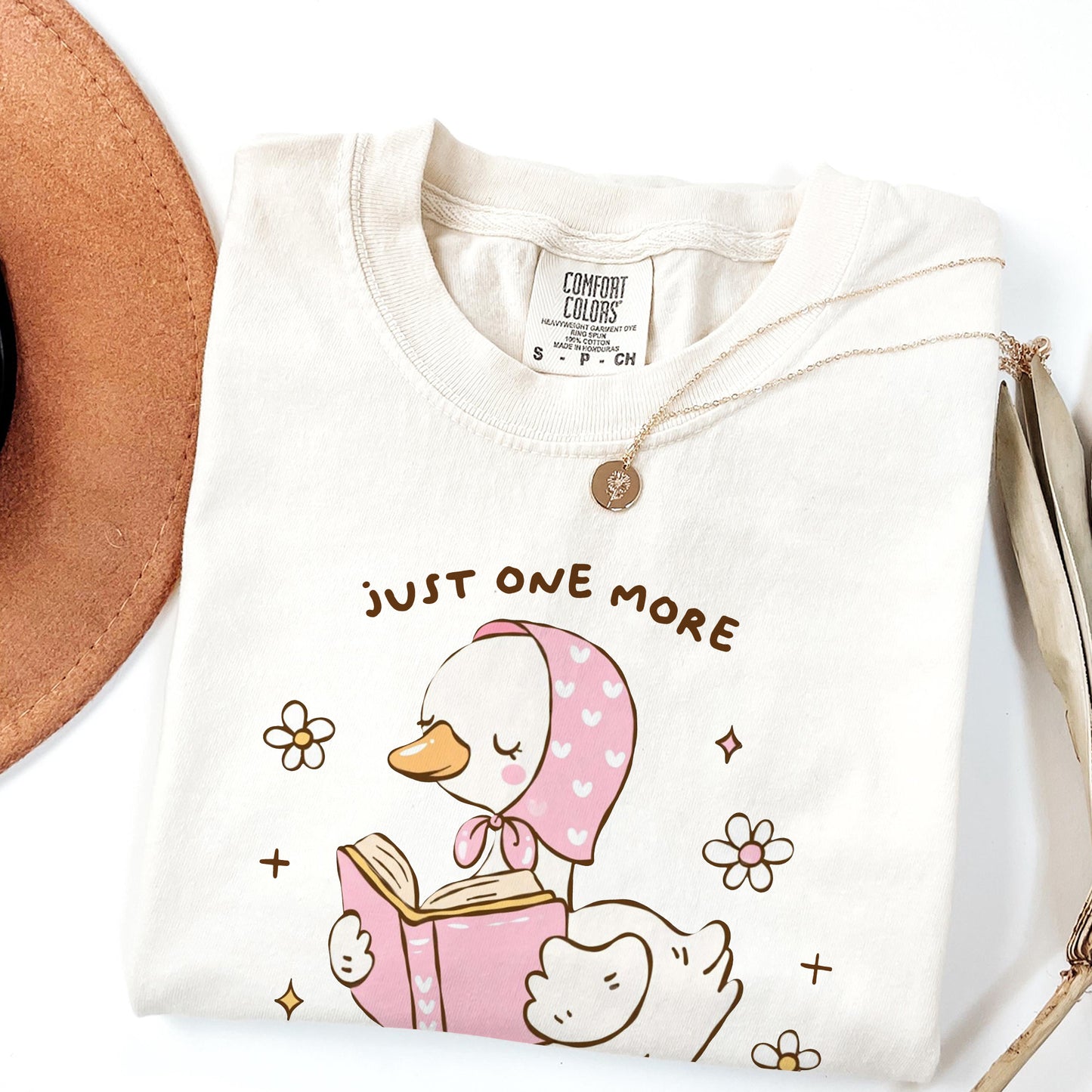 Cozy Goose Reads Comfort Colors T-Shirt