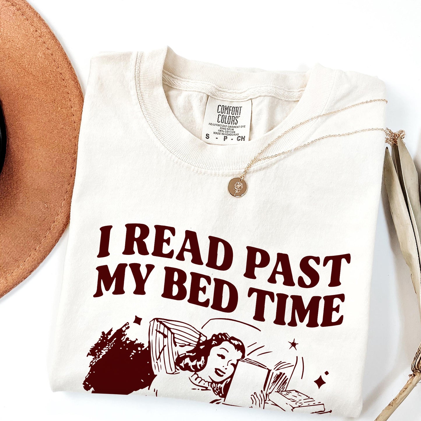 I Read Past My Bedtime Comfort Colors T-Shirt