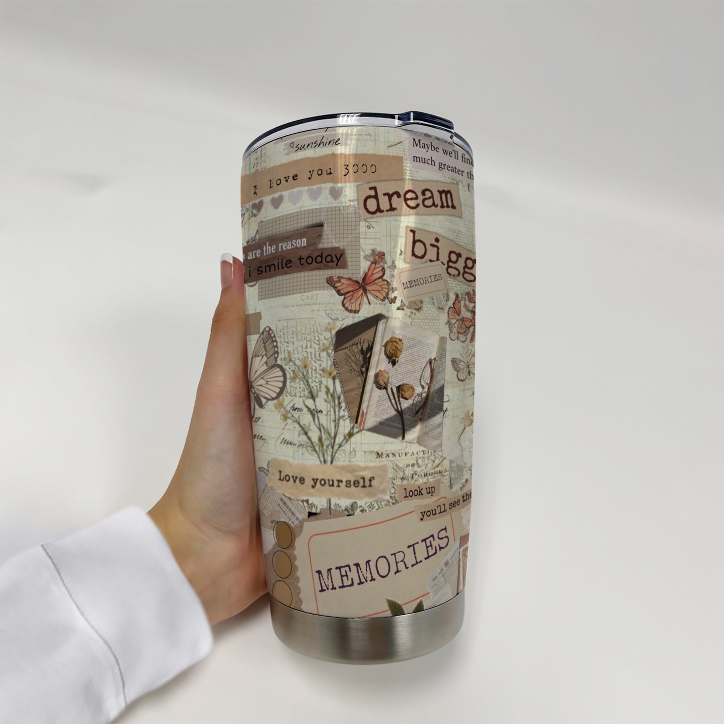 Dream Big Memories Stainless Steel Tumbler
