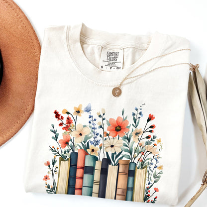 No Such Thing as Too Many Books Comfort Colors Tee