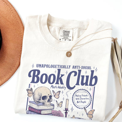 Anti-Social Book Club Comfort Colors Graphic Tee
