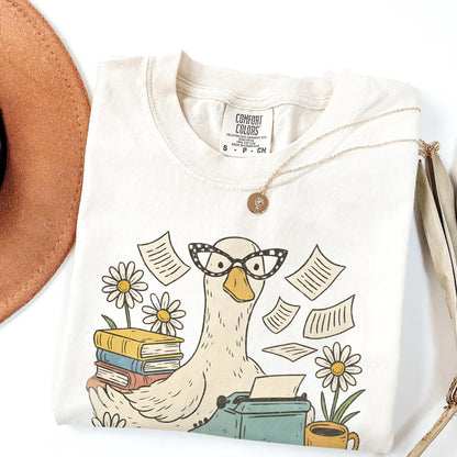 Weekend Book Goose Comfort Colors T-Shirt