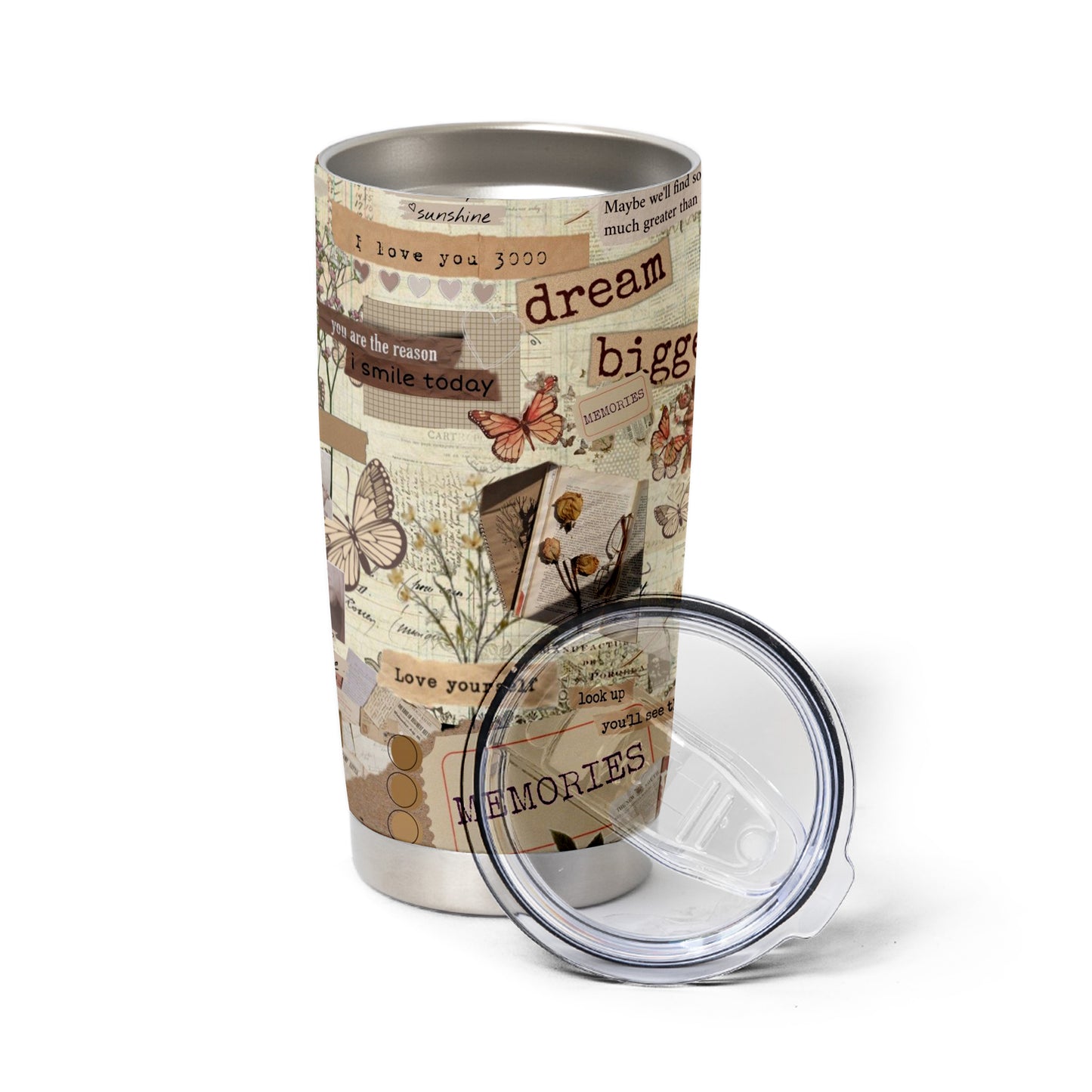 Dream Big Memories Stainless Steel Tumbler