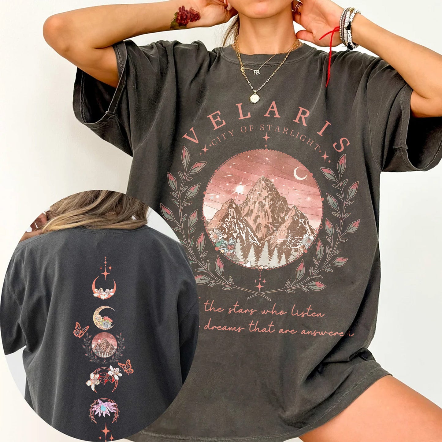 Velaris City of Starlight Comfort Colors T-Shirt – ACOTAR Dream Quote Tee