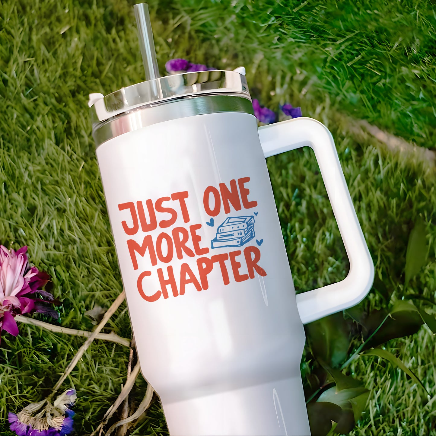 Just One More Chapter Bookish Tumbler