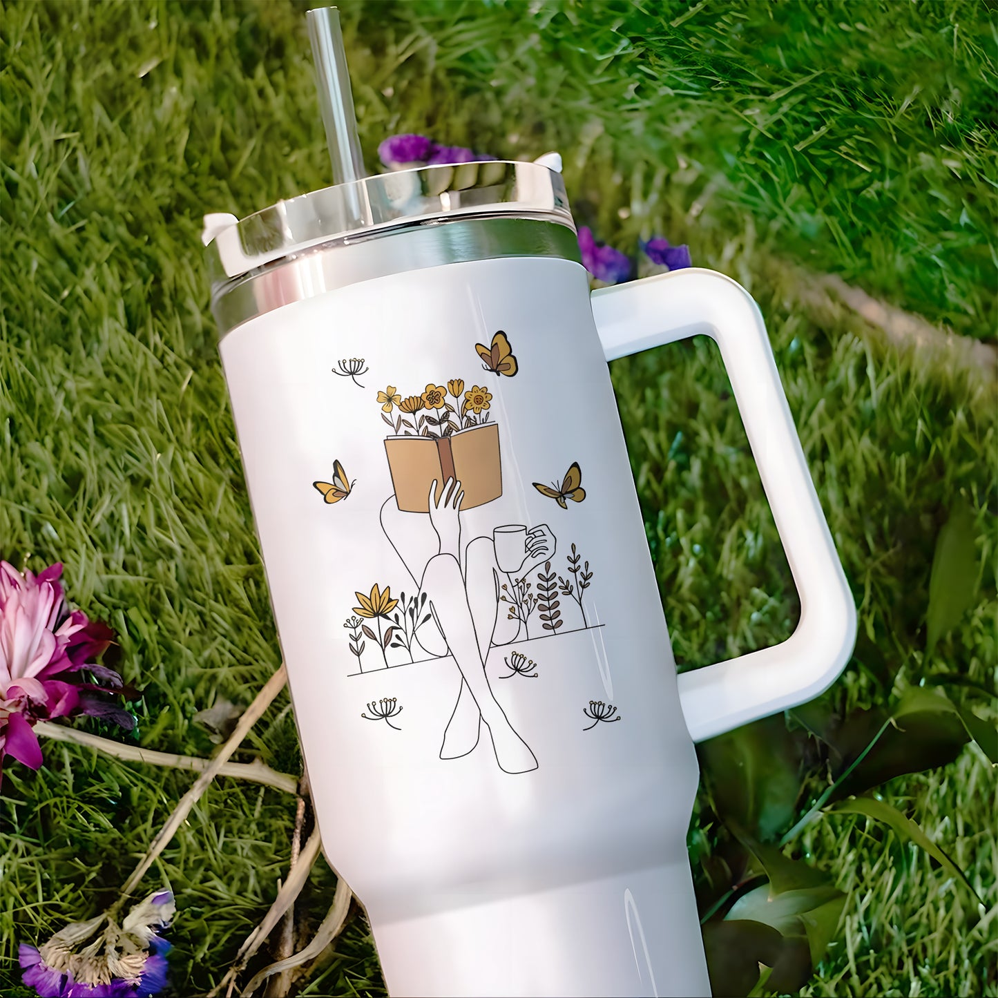 Just One More Chapter Bookish Tumbler