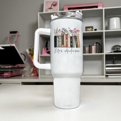 Custom Name Bookish Tumbler