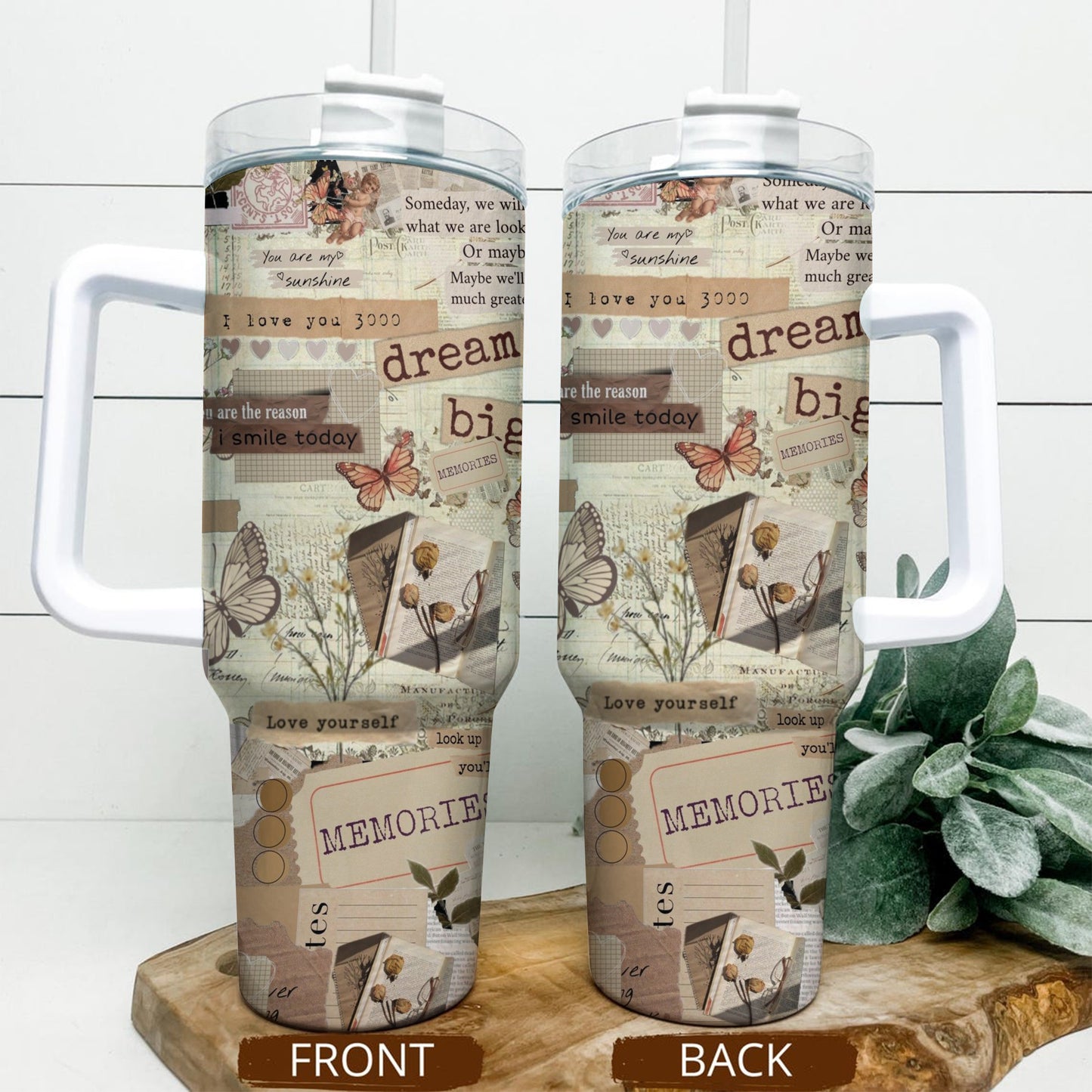 Dream Big Memories Stainless Steel Tumbler