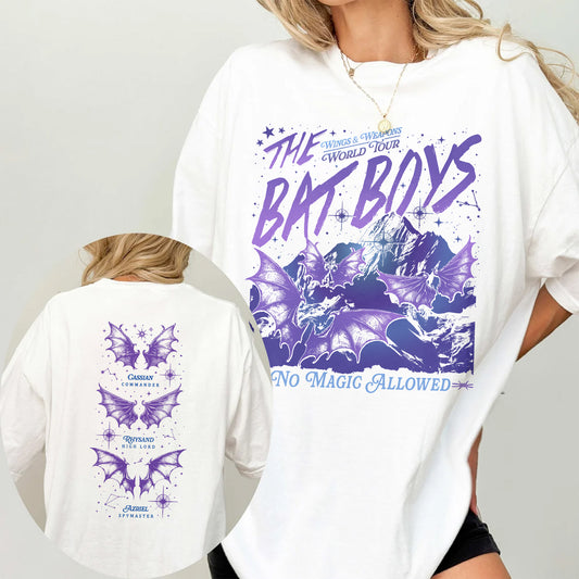 The Bat Boys World Tour Comfort Colors T-Shirt – Wings & Weapons Edition