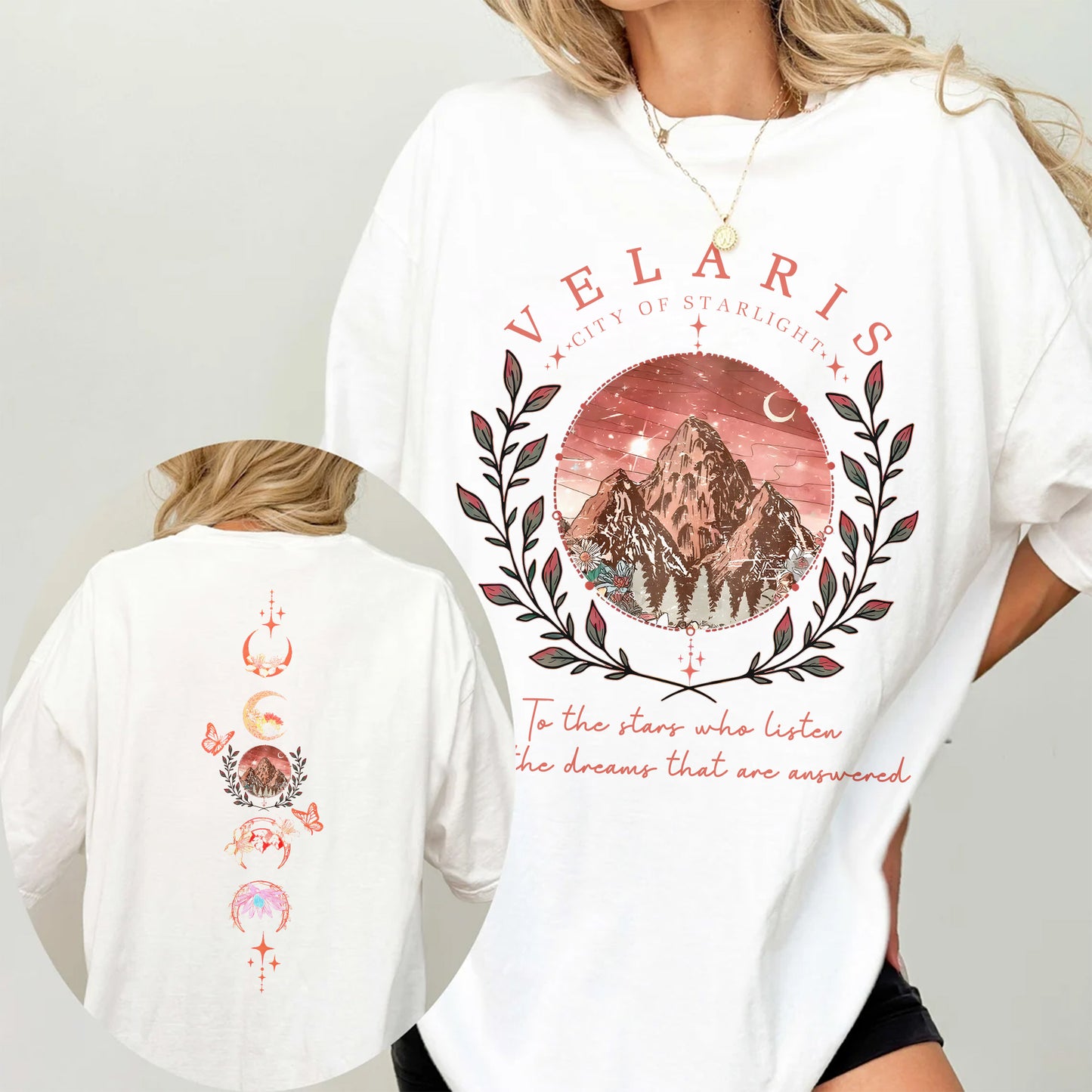 Velaris City of Starlight Comfort Colors T-Shirt – ACOTAR Dream Quote Tee