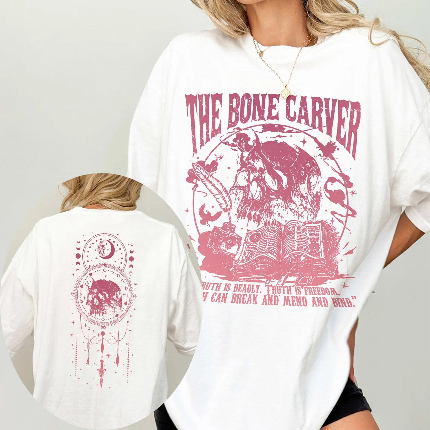 The Bone Carver Comfort Colors T-Shirt – ACOTAR Dark Truth Edition