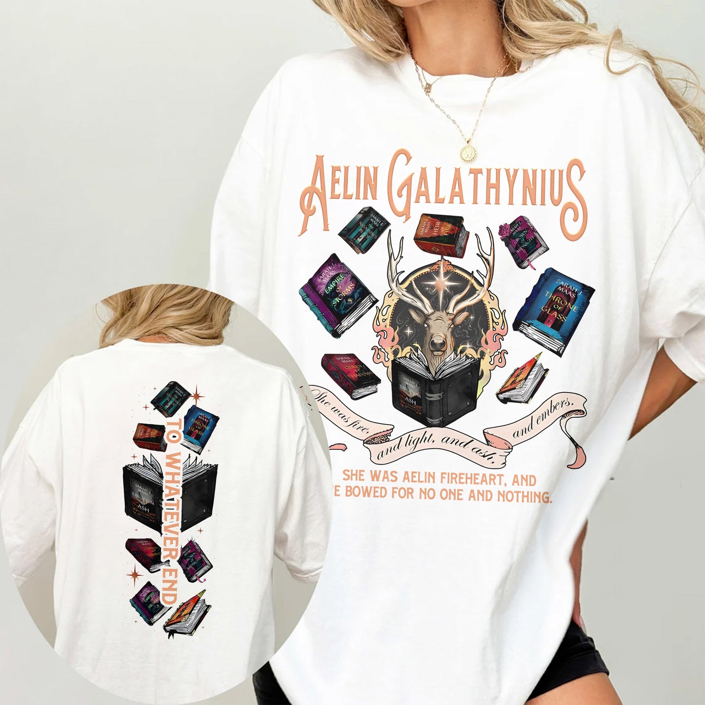 Aelin Galathynius Comfort Colors T-Shirt – Throne of Glass Book Tribute Tee