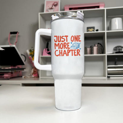 Just One More Chapter Bookish Tumbler