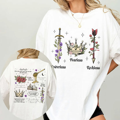 Fearless Trope Comfort Colors Tee – Powerless. Fearless. Reckless.