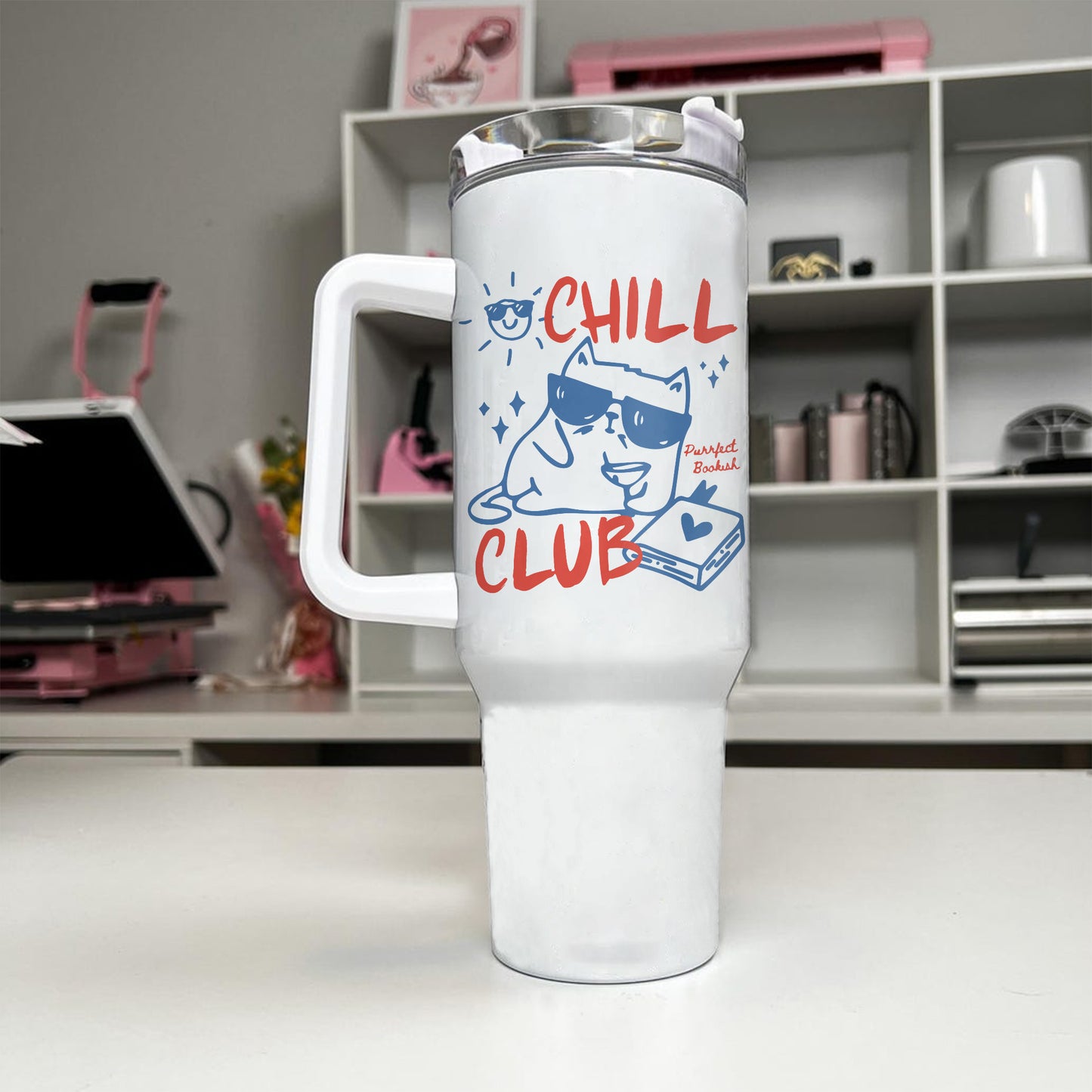 Chill Club Bookish Tumbler
