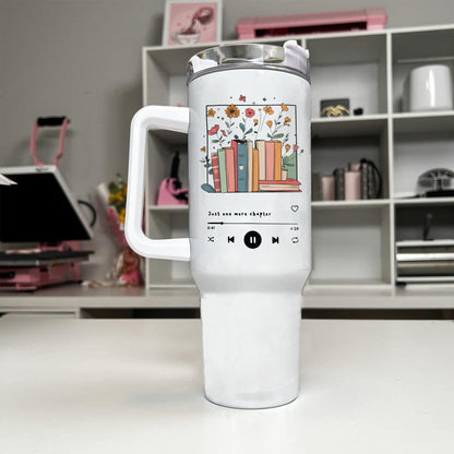 Just One More Chapter Bookish Tumbler