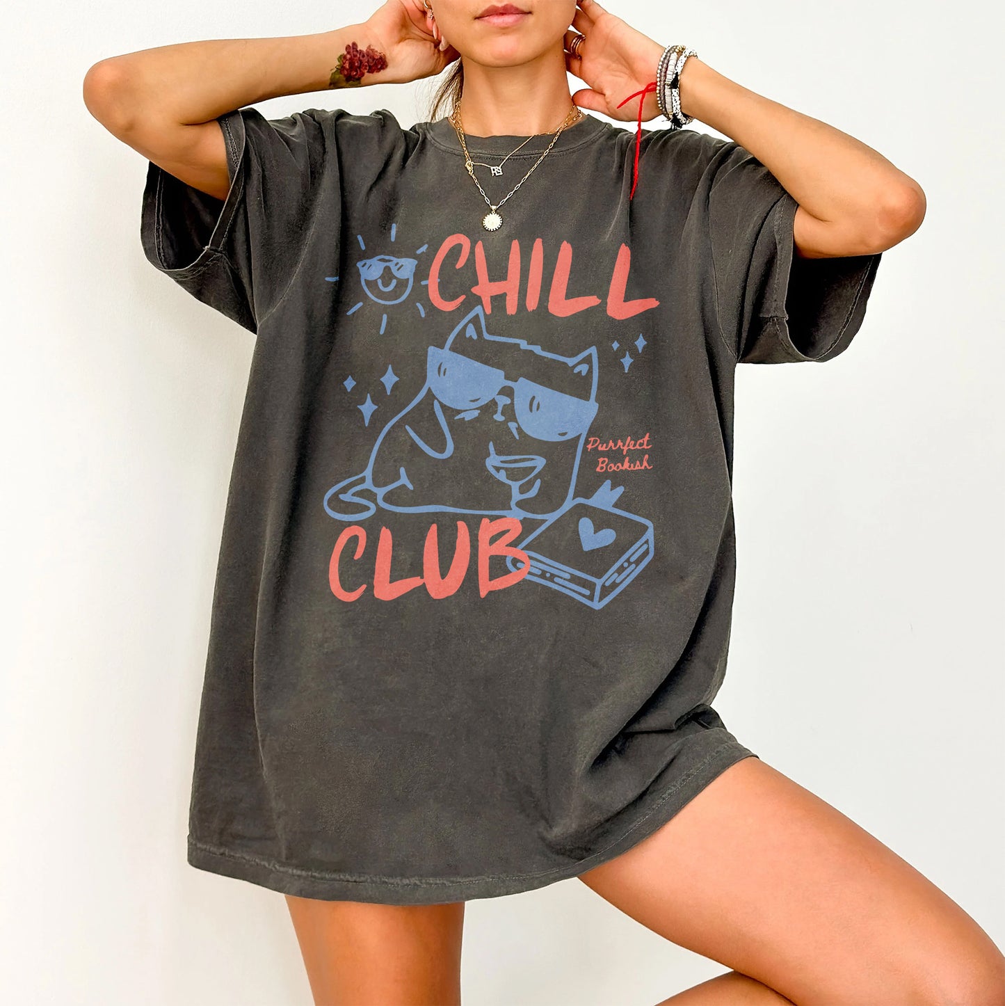 Chill Club Comfort Colors Graphic Tee