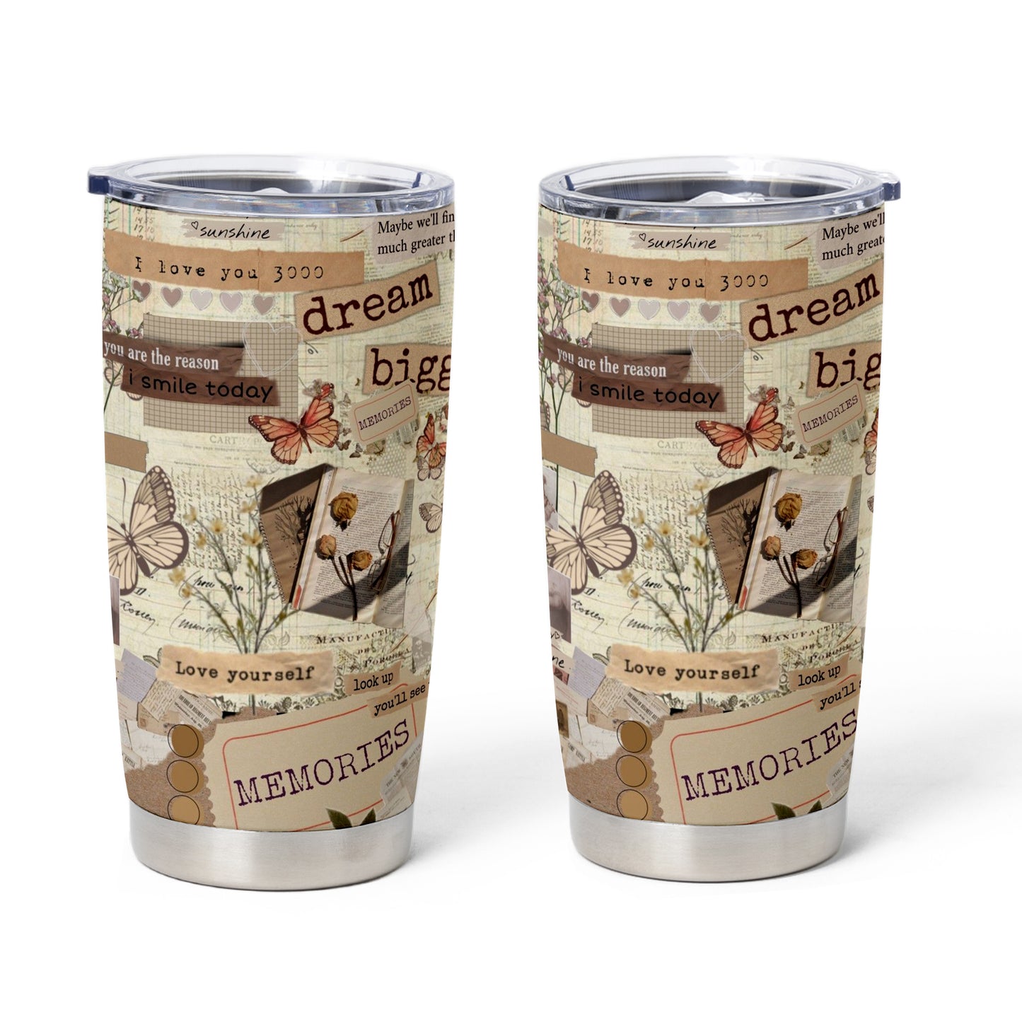 Dream Big Memories Stainless Steel Tumbler