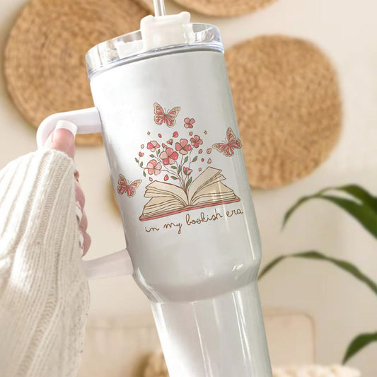In My Bookish Era Tumbler – Stainless Steel, Reader Gift