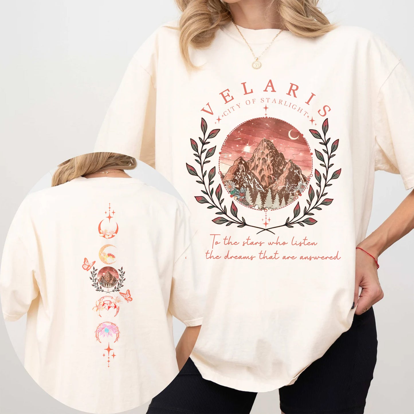 Velaris City of Starlight Comfort Colors T-Shirt – ACOTAR Dream Quote Tee