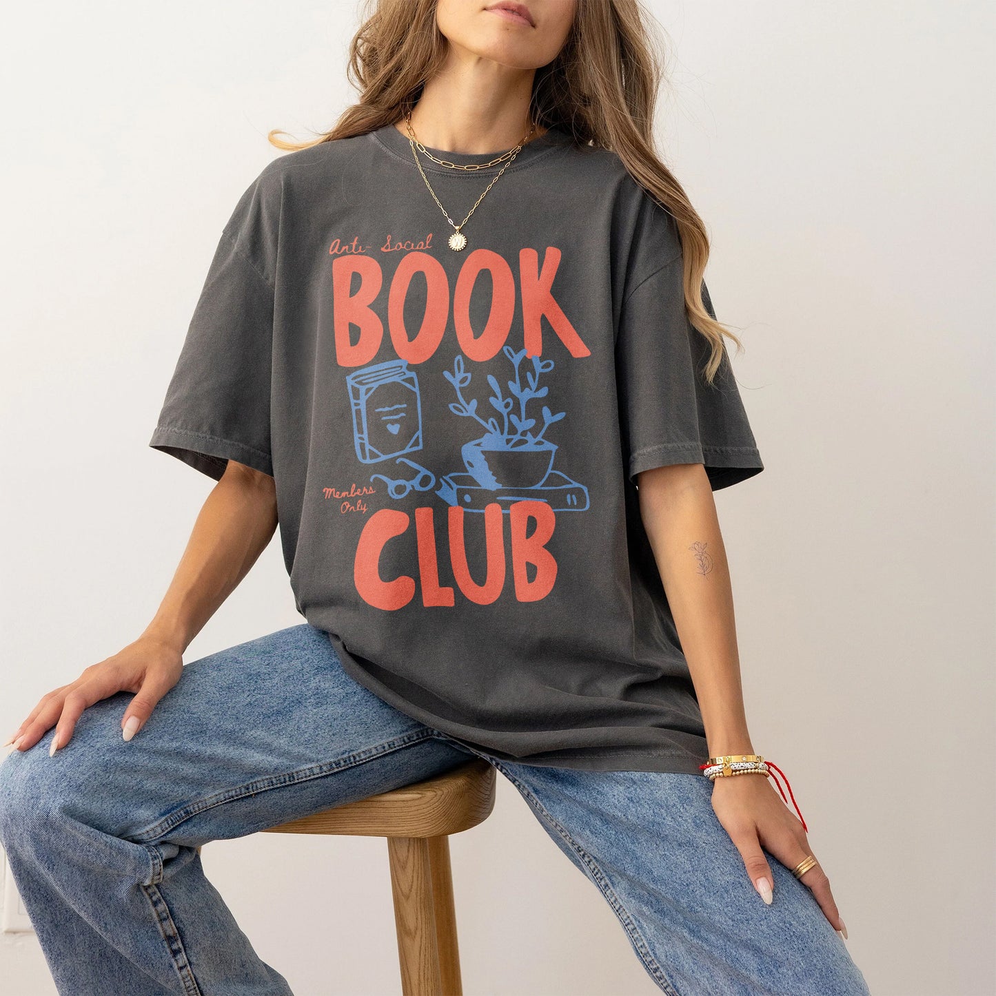 Anti-Social Book Club Comfort Colors Graphic Tee