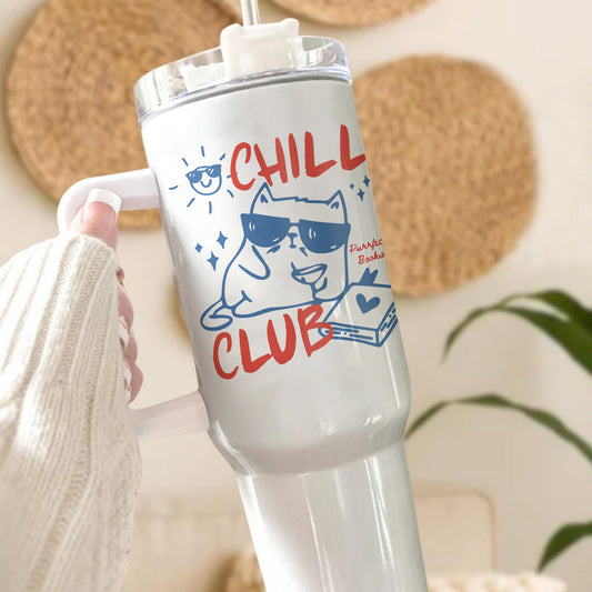Chill Club Bookish Tumbler