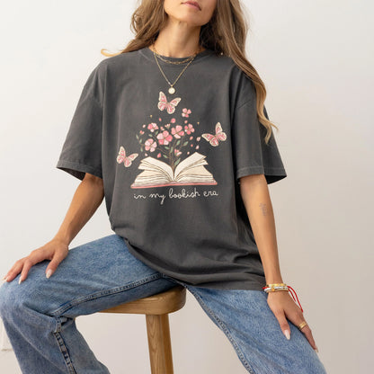 Floral Book Magic Comfort Colors T-Shirt