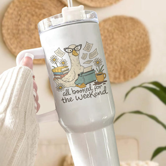All Booked for the Weekend Tumbler