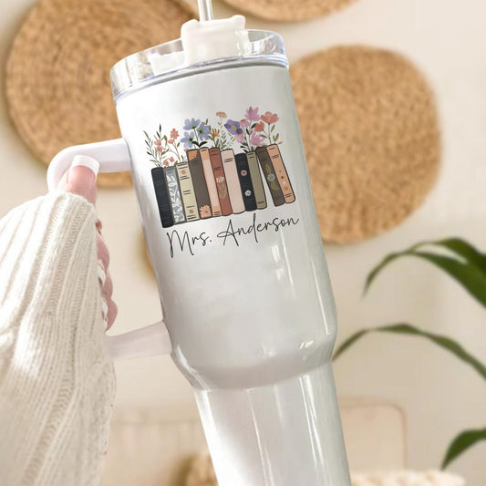 Custom Name Bookish Tumbler