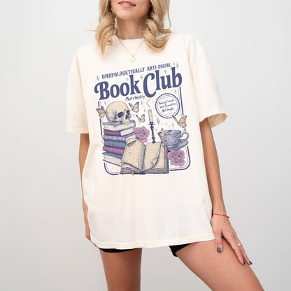 Anti-Social Book Club Comfort Colors Graphic Tee