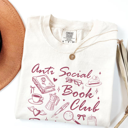 Romance Girlie Edition Comfort Colors T-Shirt – Anti Social Book Club Tee