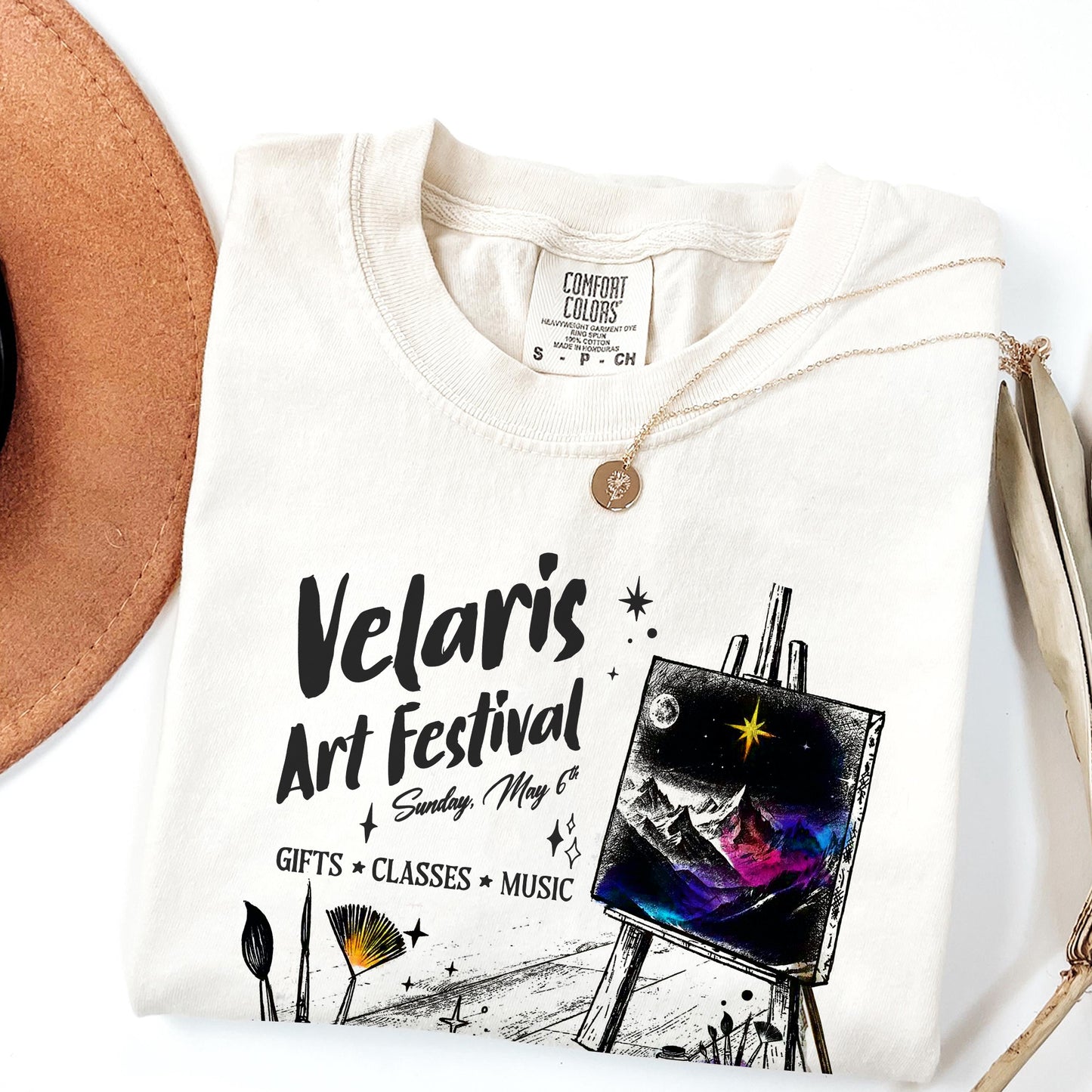 Velaris Art Festival Comfort Colors T-Shirt – ACOTAR Inspired Tee