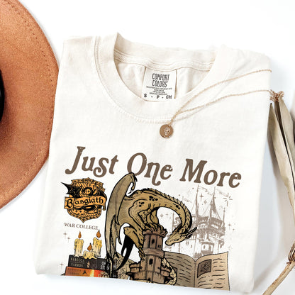 Fourth Wing Comfort Colors T-Shirt – Just One More Chapter Book Tee