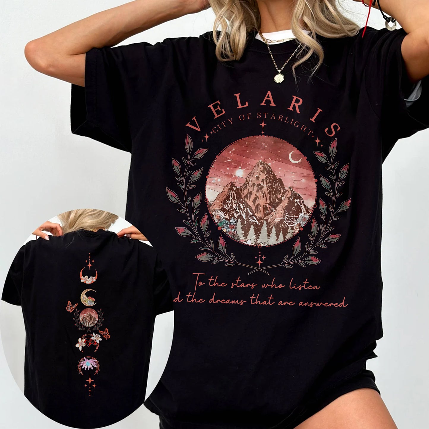 Velaris City of Starlight Comfort Colors T-Shirt – ACOTAR Dream Quote Tee