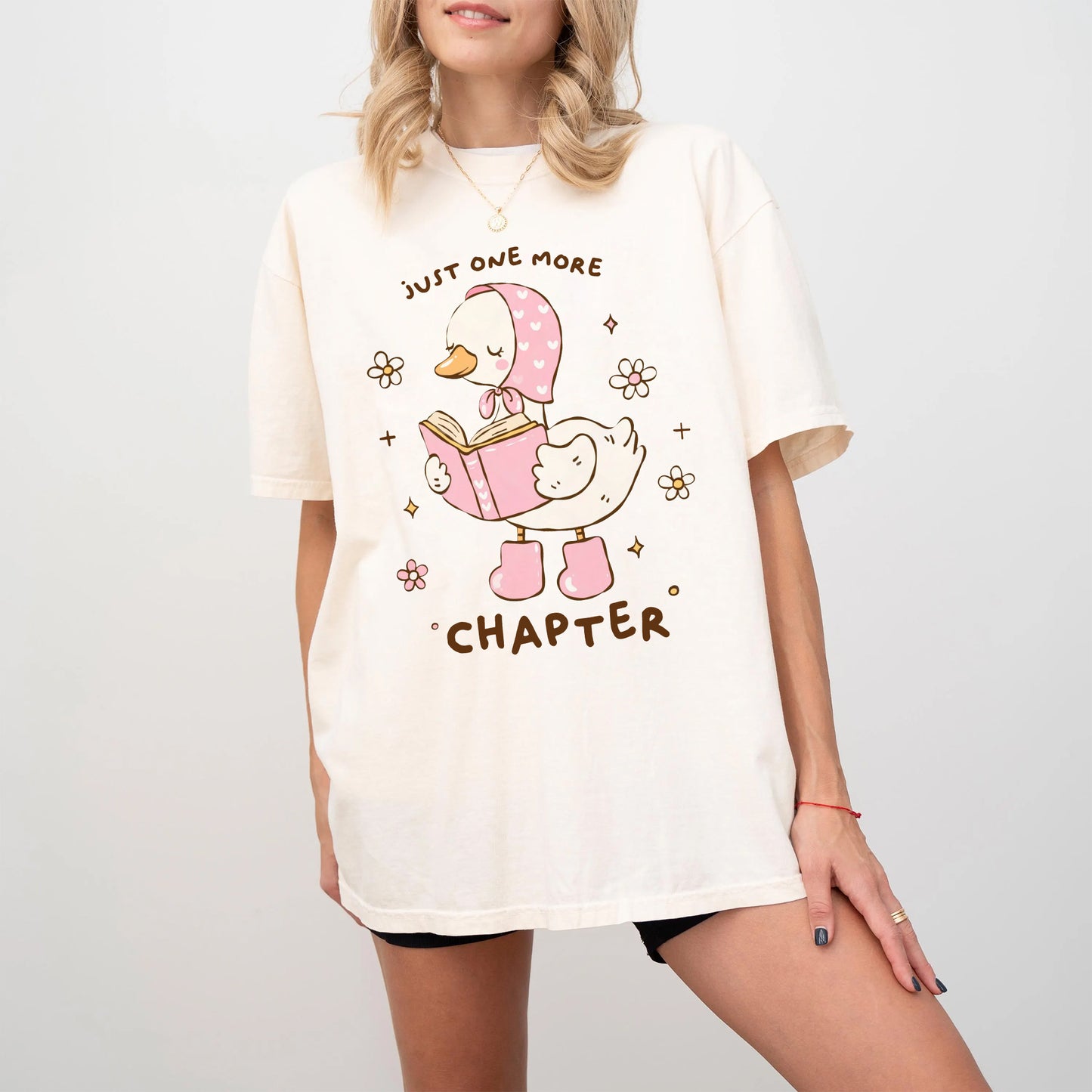 Cozy Goose Reads Comfort Colors T-Shirt
