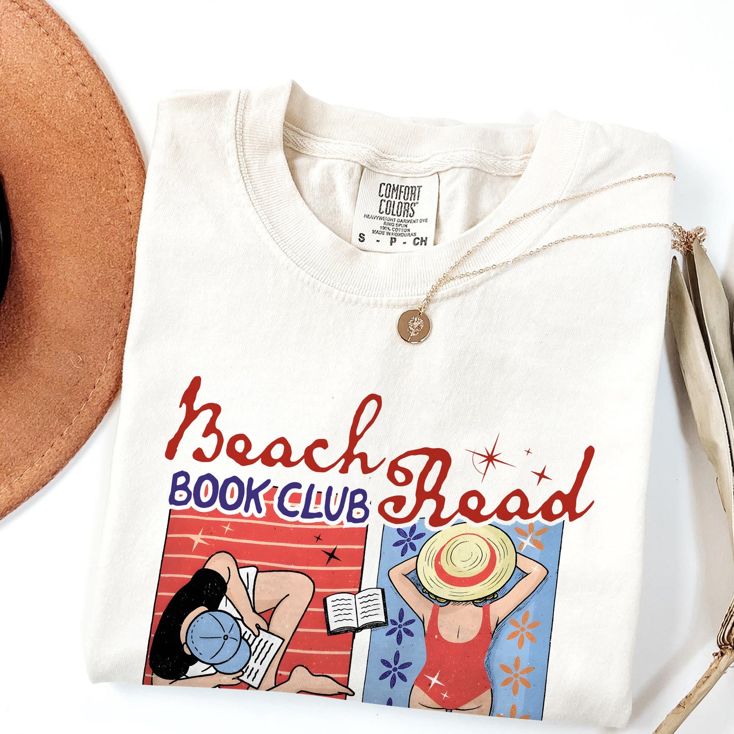 Beach Read Comfort Colors Graphic Tee – Book Club Vibes