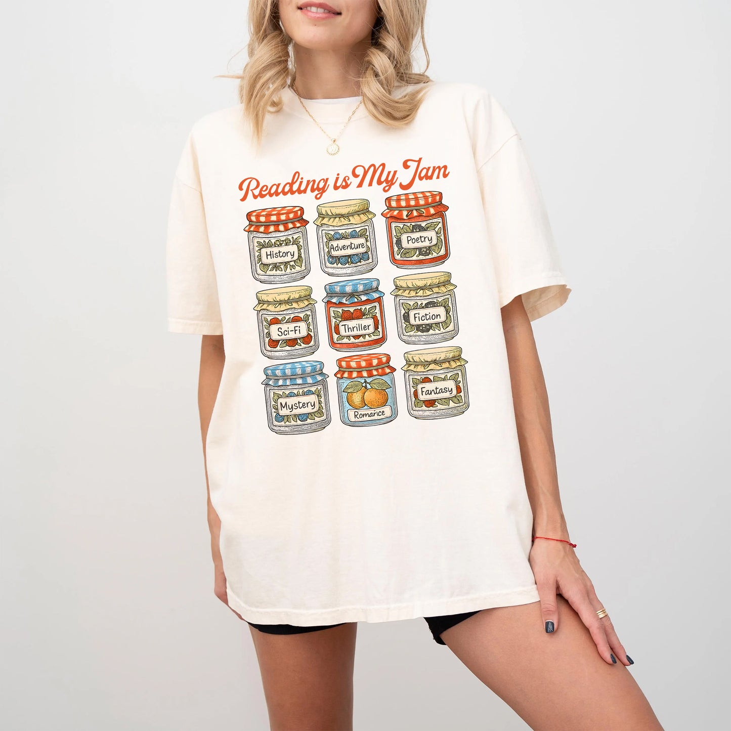 Reading Is My Jam Comfort Colors T-Shirt