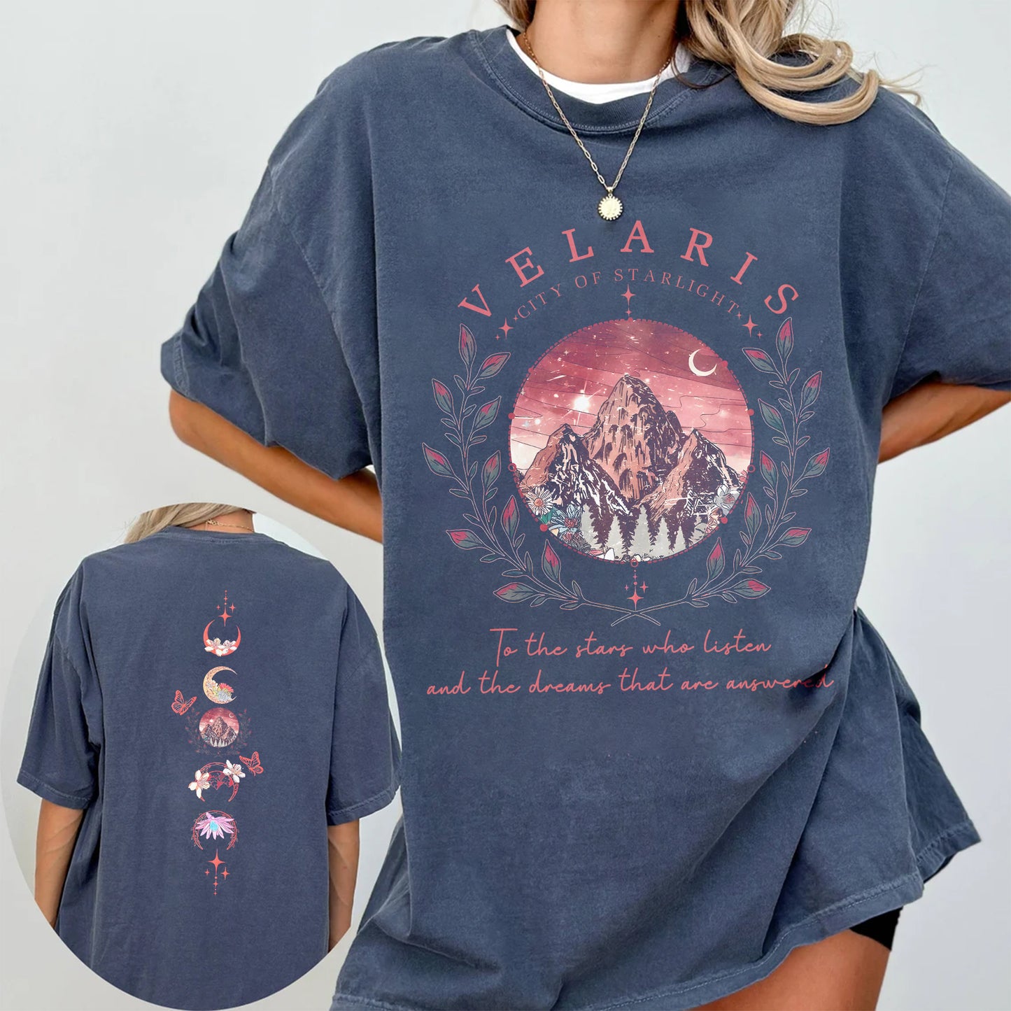 Velaris City of Starlight Comfort Colors T-Shirt – ACOTAR Dream Quote Tee