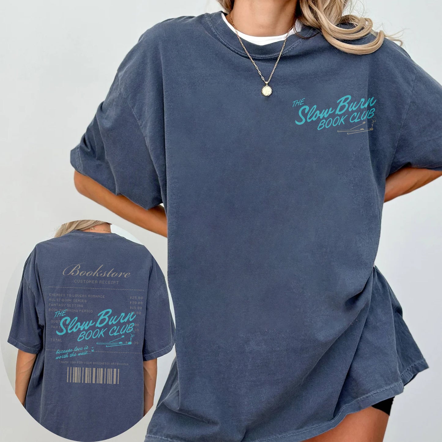 Slow Burn Book Club Comfort Colors Graphic Tee