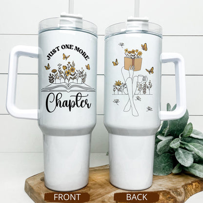 Just One More Chapter Bookish Tumbler