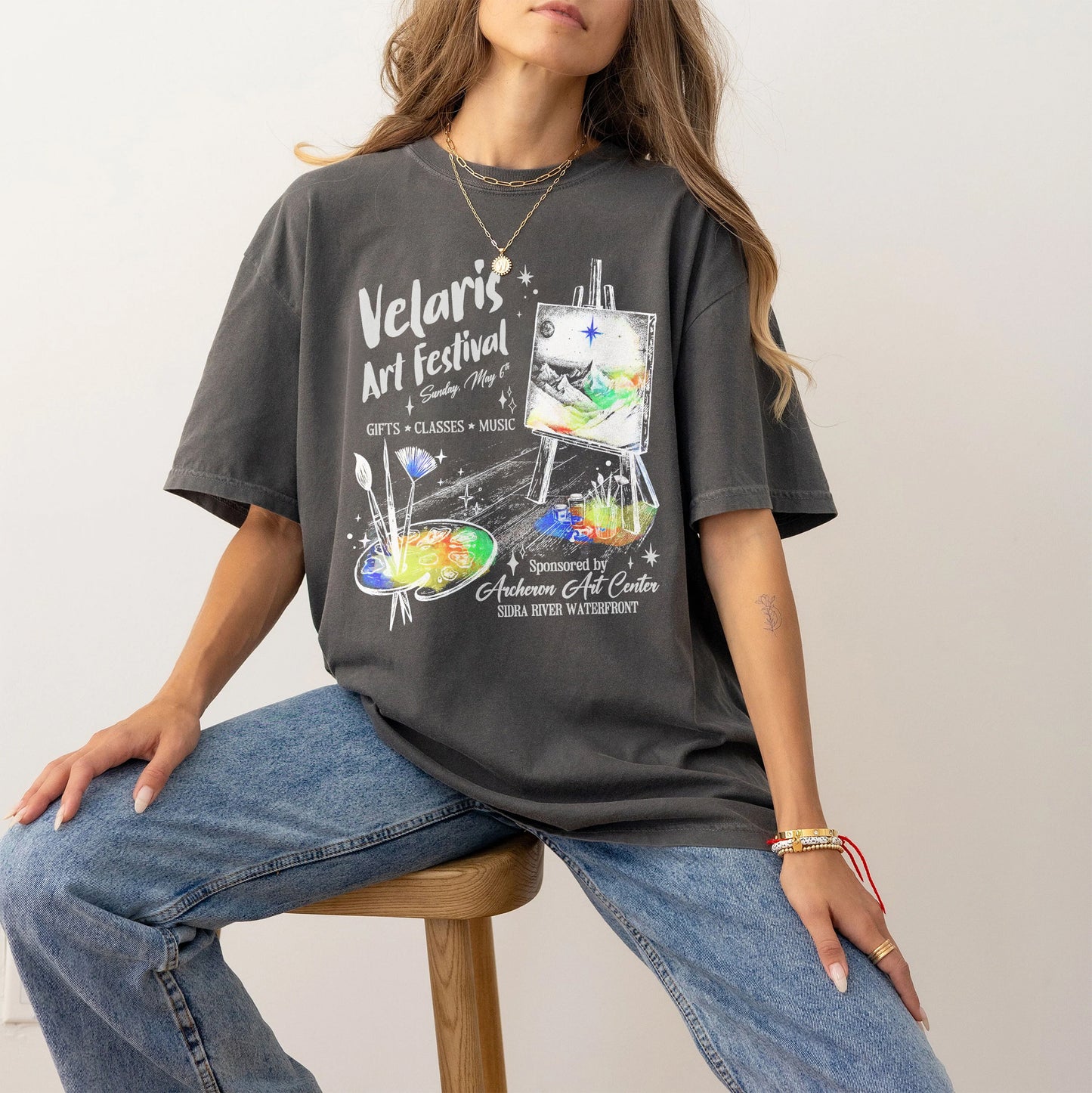 Velaris Art Festival Comfort Colors T-Shirt – ACOTAR Inspired Tee