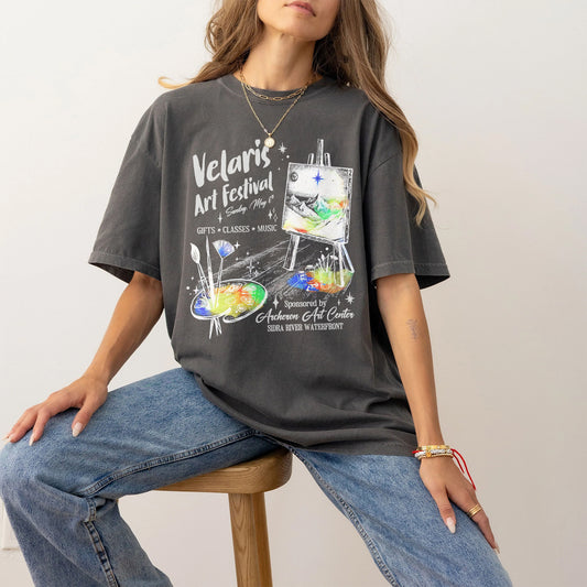 Velaris Art Festival Comfort Colors T-Shirt – ACOTAR Inspired Tee