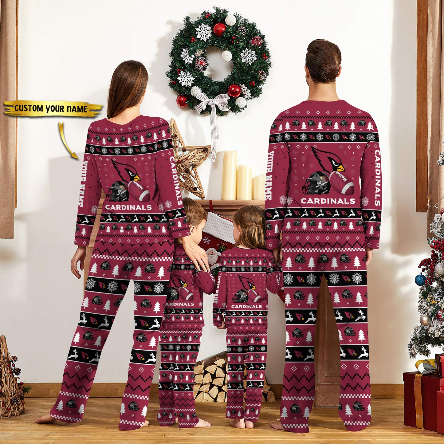 Arizona Cardinals Pajamas Custom Your Name 2026 Versions, Christmas Gift EHIVM-52580