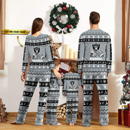 Las Vegas Raiders Pajamas Custom Your Name 2026 Versions, Christmas Gift EHIVM-52580