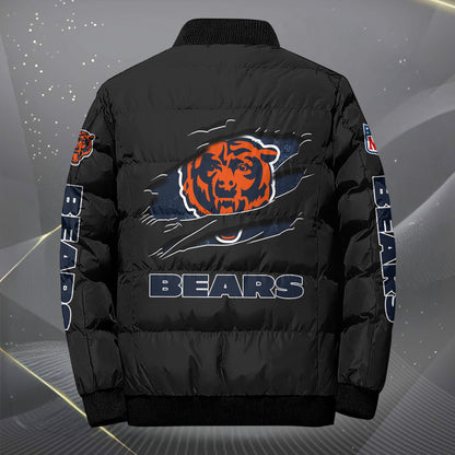 Chicago Bears Puffer Jacket Custom Your Name, Sport Jacket, FootBall Fan Gifts EHIVM-62479