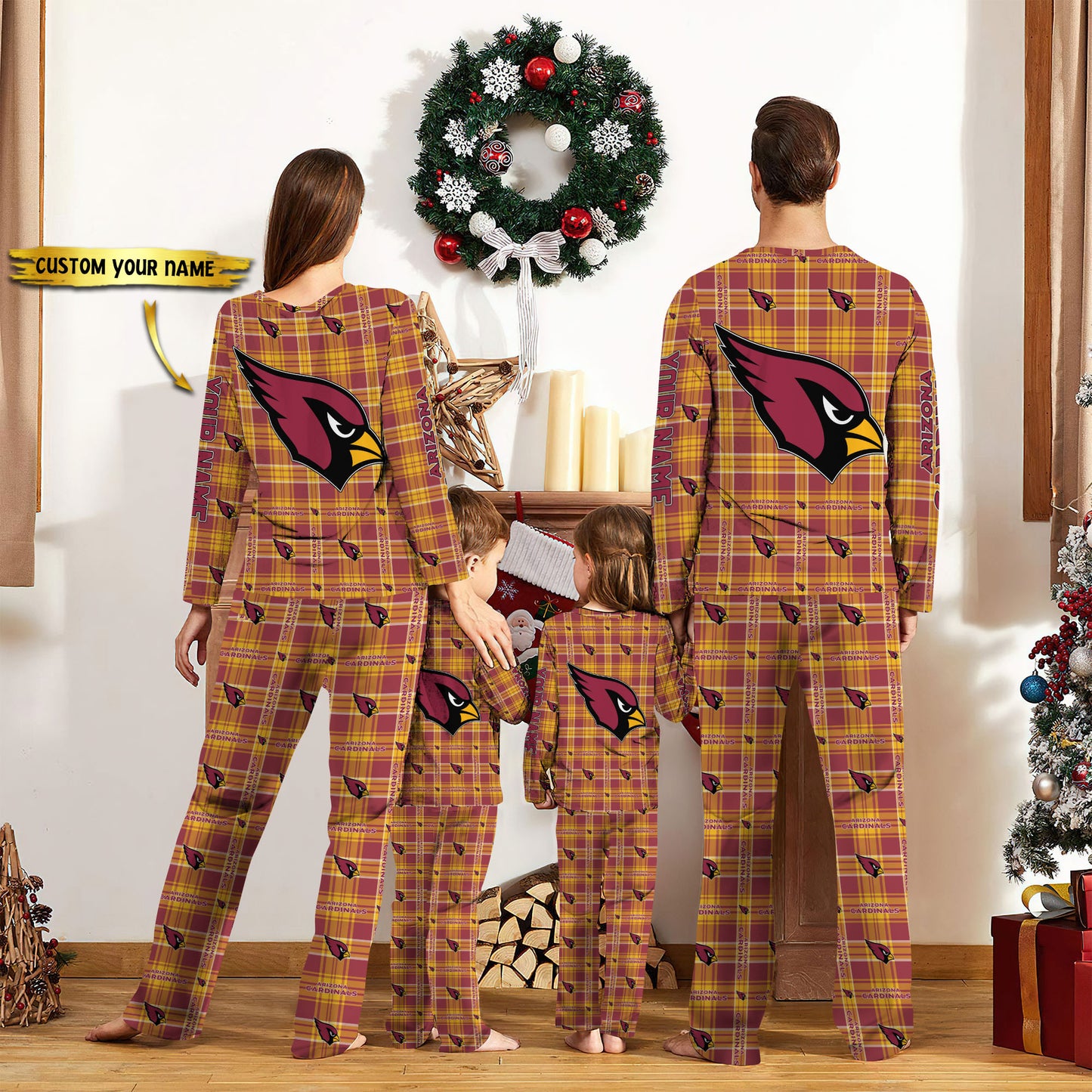 Arizona Cardinals Pajamas Custom Your Name 2026 Versions, Christmas Gift EHIVM-62587
