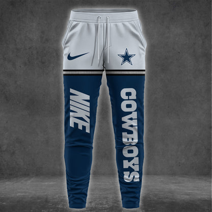 Dallas Cowboys Combo Hoodie And Sweatpants Custom Name, Gift For Sport EHIVM-62743