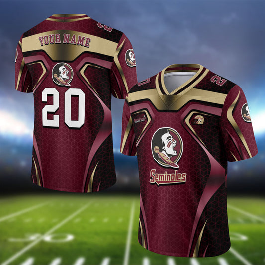 Florida State Seminoles Vneck Football Jersey Personalized Your Name And Number, Football Jersey For Football Lovers ETHY-0102275
